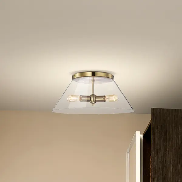 Dover Large Flush Mount - 3 Light - Image 7