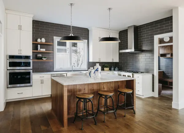 Colony Medium Pendant - Matte Black with Polished Nickel - Image 4