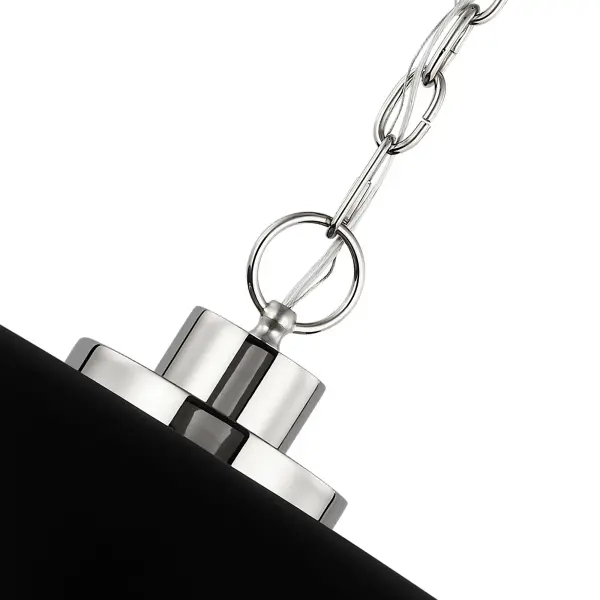 Colony Large Pendant - Matte Black with Polished Nickel - Image 4