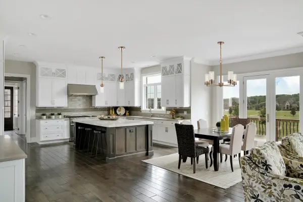 Intersection 5-Light Chandelier in Burnished Brass with Clear Glass - Image 6