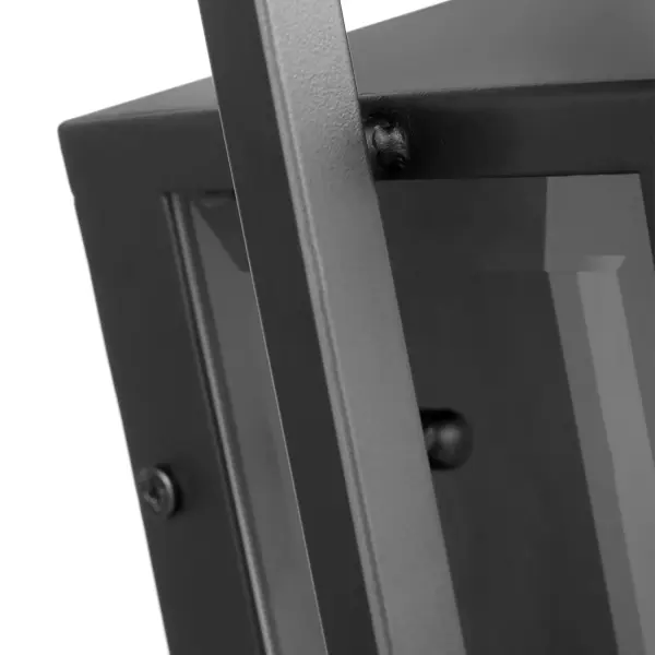 Exhibit Medium Outdoor Wall Lantern in Matte Black - Image 5