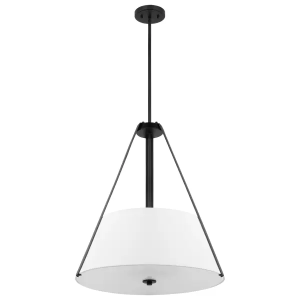 Brewster 3-Light Pendant with Faux Leather Straps - Image 3