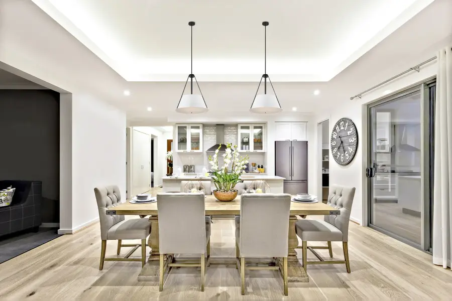 Brewster 3-Light Pendant in Black with White Shade - Image 7