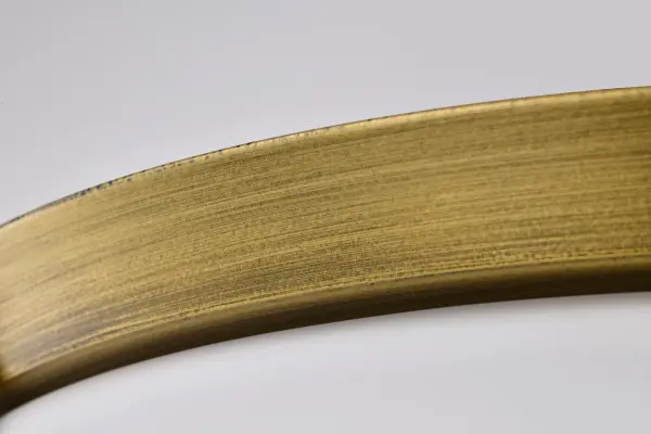 Rowen 4-Light Flush Mount in Natural Brass with Etched White Glass - Image 7