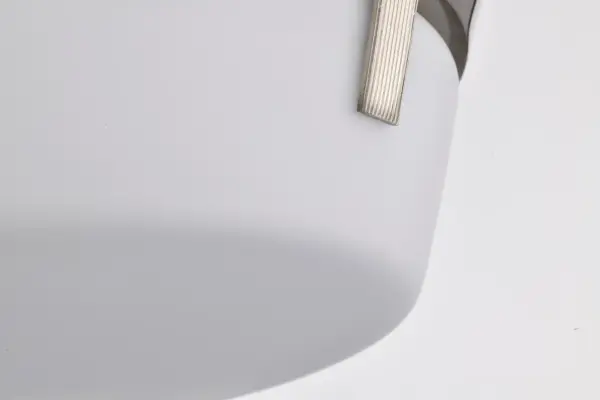 Rowen 3-Light Flush Mount in Brushed Nickel with Etched White Glass - Image 10