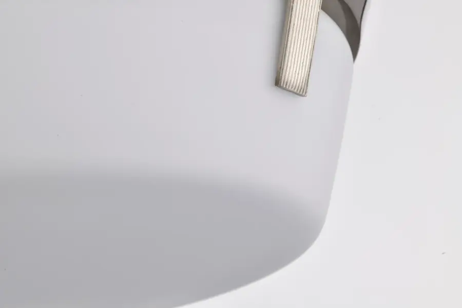 Rowen 3-Light Flush Mount in Brushed Nickel with Etched White Glass - Image 10