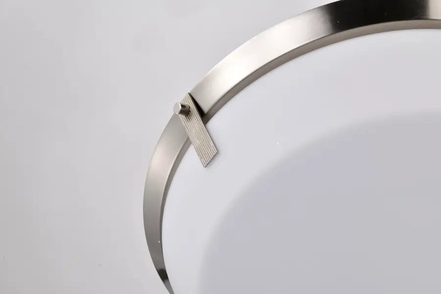 Rowen 4-Light Flush Mount in Brushed Nickel with Etched White Glass - Image 11