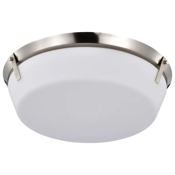 Rowen 4-Light Flush Mount in Brushed Nickel with Etched White Glass - Image 5