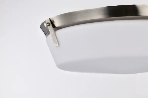 Rowen 4-Light Flush Mount in Brushed Nickel with Etched White Glass - Image 9