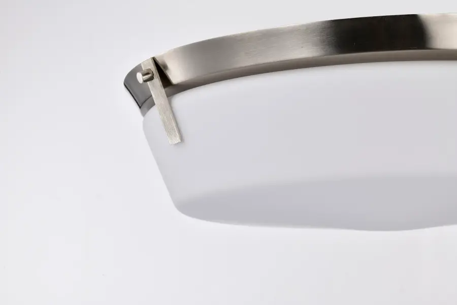 Rowen 4-Light Flush Mount in Brushed Nickel with Etched White Glass - Image 9