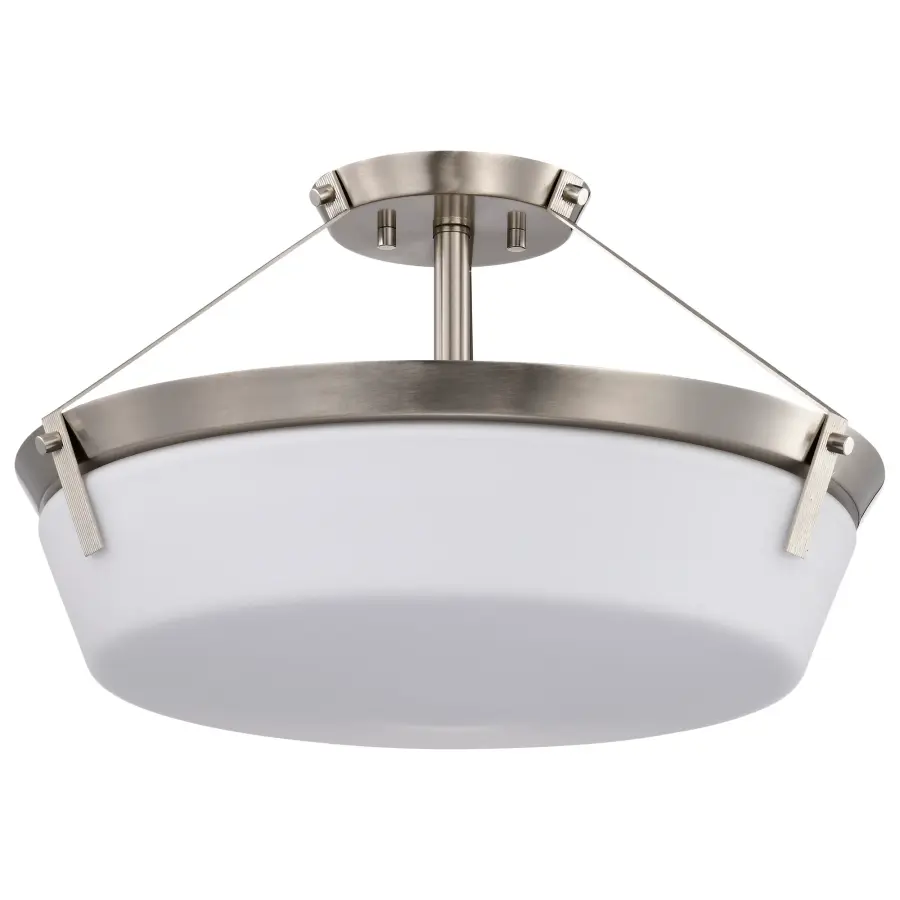 Rowen 4-Light Semi-Flush Mount in Brushed Nickel - Image 3