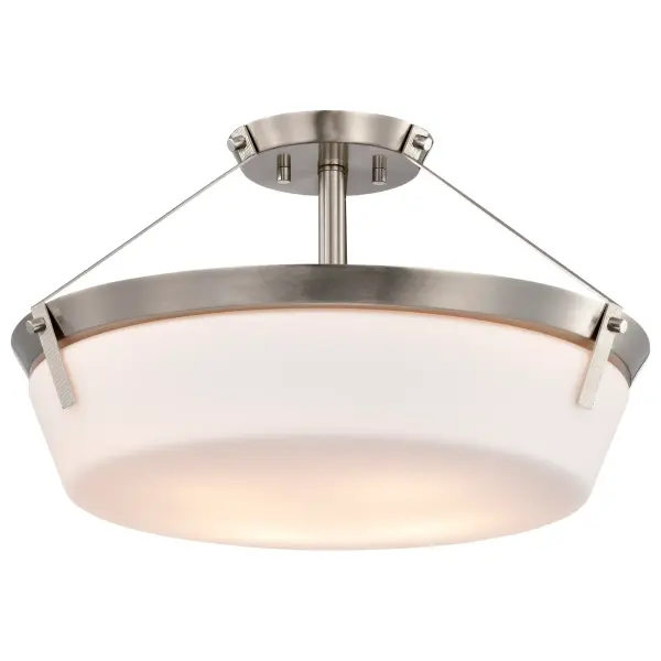 Rowen 4-Light Semi-Flush Mount in Brushed Nickel - Image 4