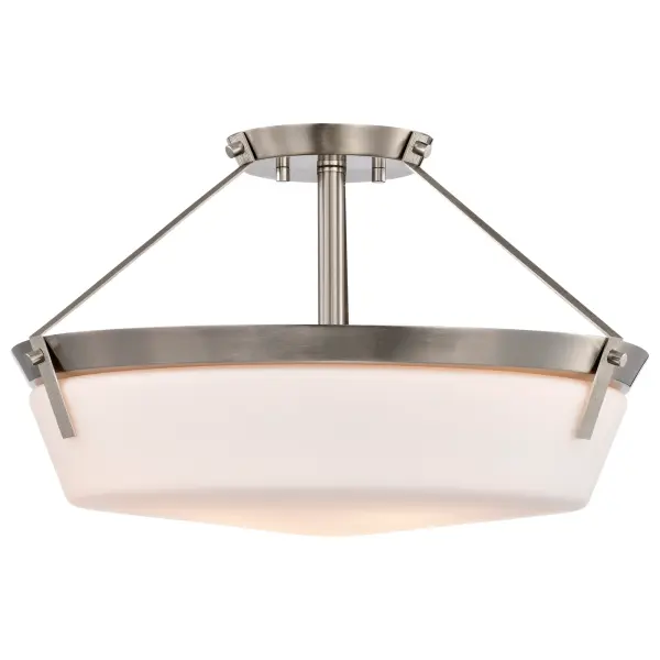 Rowen 4-Light Semi-Flush Mount in Brushed Nickel - Image 5
