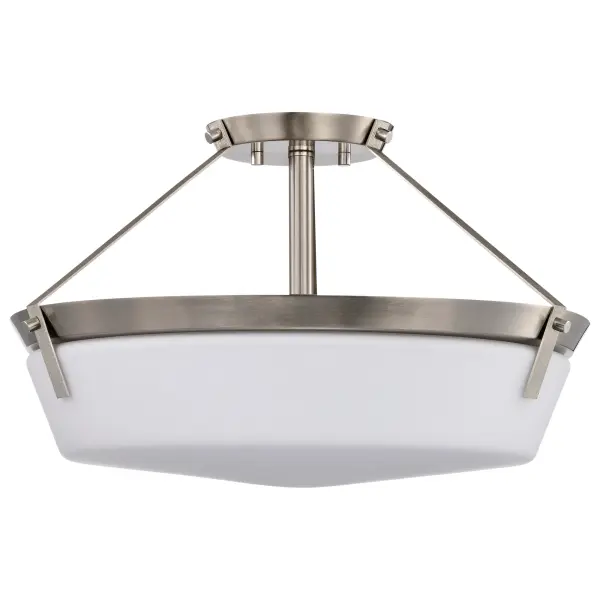 Rowen 4-Light Semi-Flush Mount in Brushed Nickel - Image 6