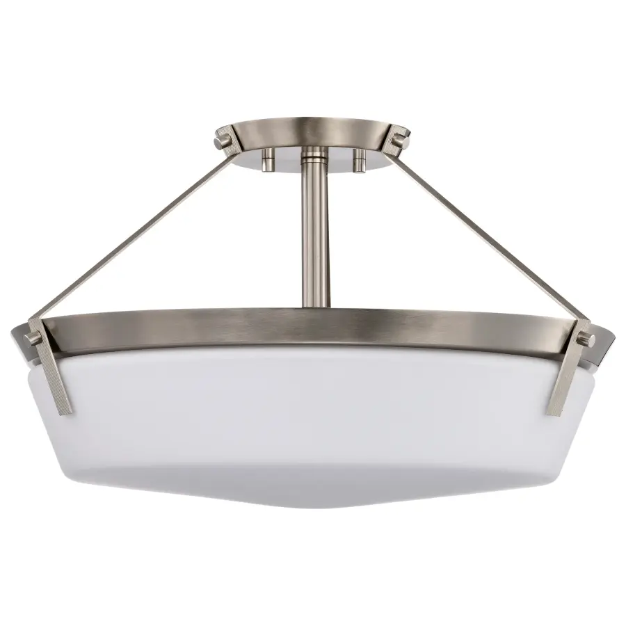 Rowen 4-Light Semi-Flush Mount in Brushed Nickel - Image 6