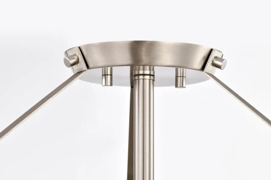 Rowen 4-Light Semi-Flush Mount in Brushed Nickel - Image 8