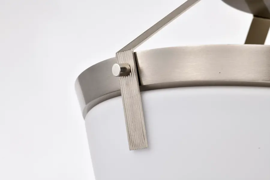 Rowen 3-Light Semi-Flush Mount in Brushed Nickel - Image 8