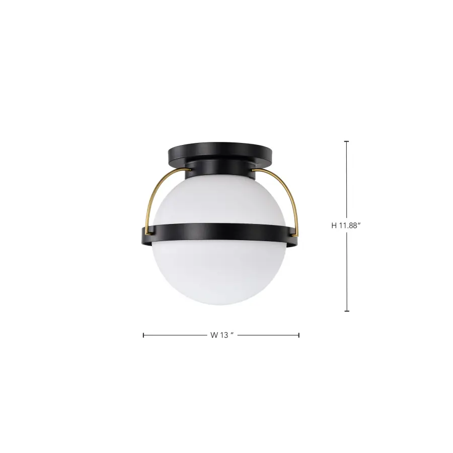 Lakeshore 1-Light Flush Mount Ceiling Light - Image 16