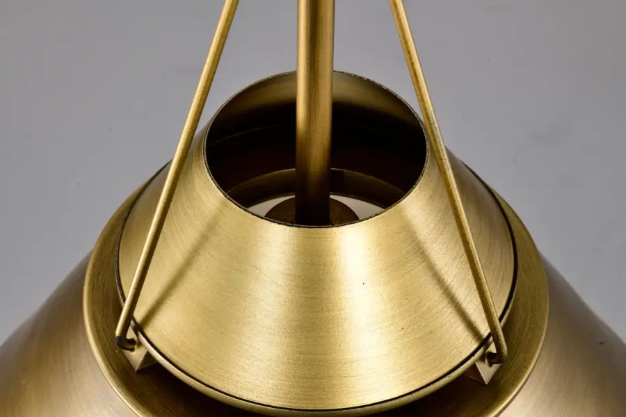 Adina 1-Light Medium Pendant in Natural Brass - Image 11