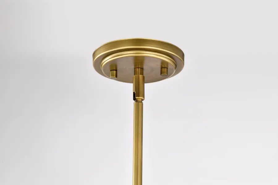 Adina 1-Light Medium Pendant in Natural Brass - Image 7