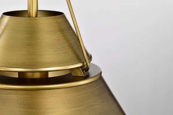 Adina 1-Light Medium Pendant in Natural Brass - Image 9