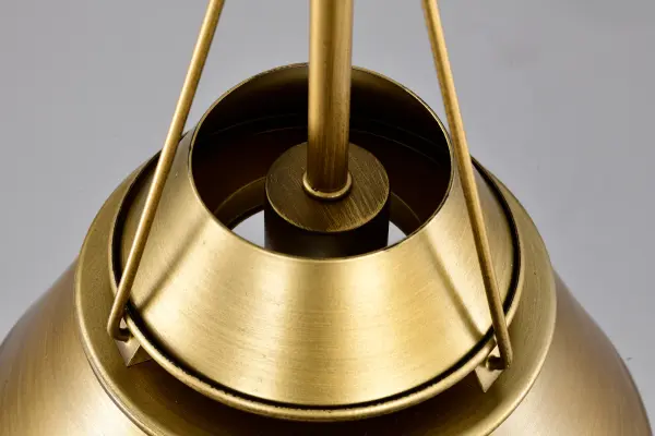 Adina Small Pendant in Natural Brass - Image 12