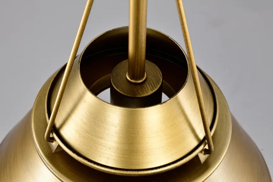 Adina Small Pendant in Natural Brass - Image 12