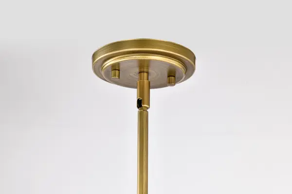 Adina Small Pendant in Natural Brass - Image 7