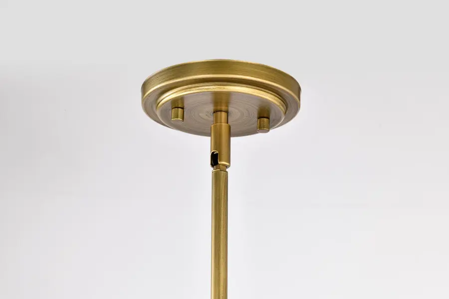 Adina Small Pendant in Natural Brass - Image 7