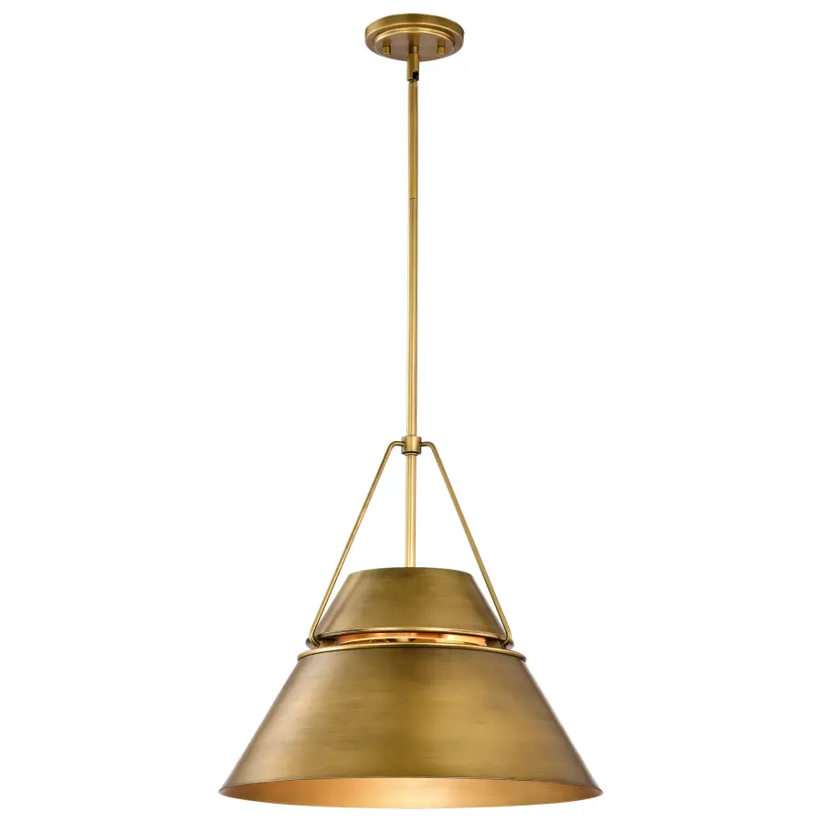 Adina 3-Light Large Pendant in Natural Brass - Image 2