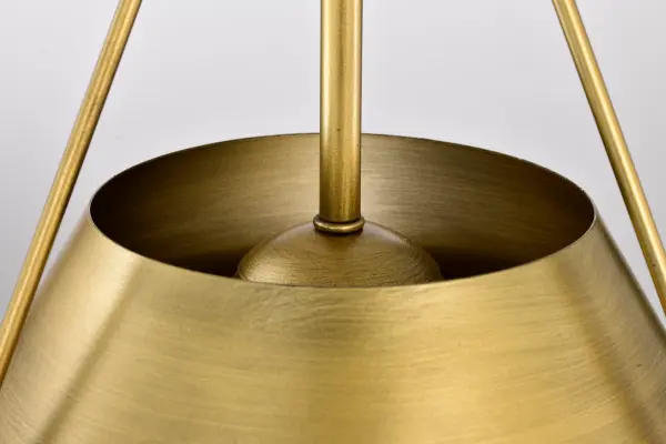 Adina 3-Light Large Pendant in Natural Brass - Image 12