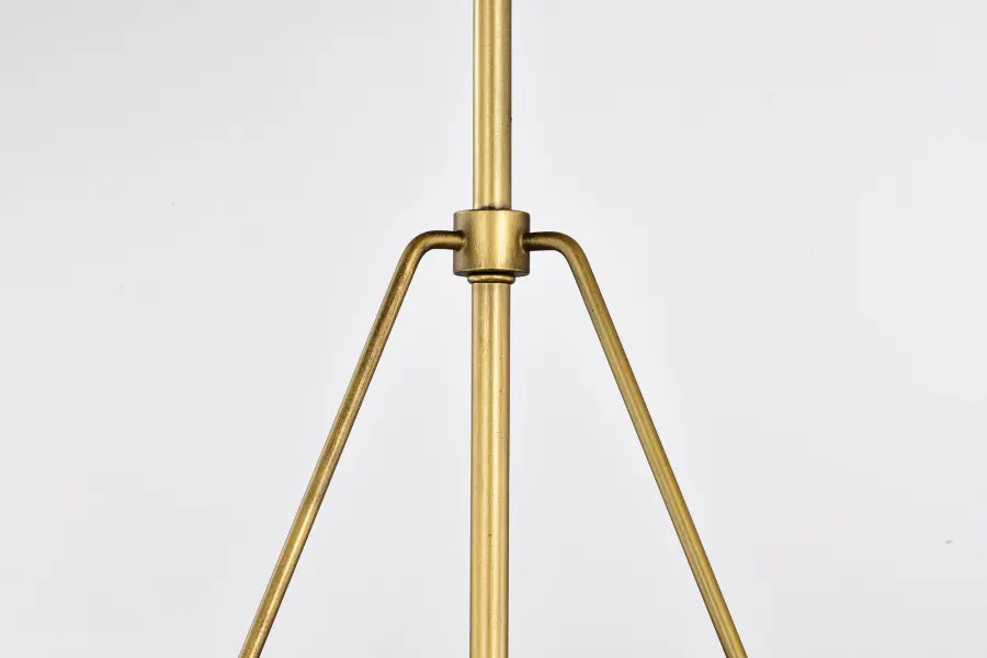Adina 3-Light Large Pendant in Natural Brass - Image 8