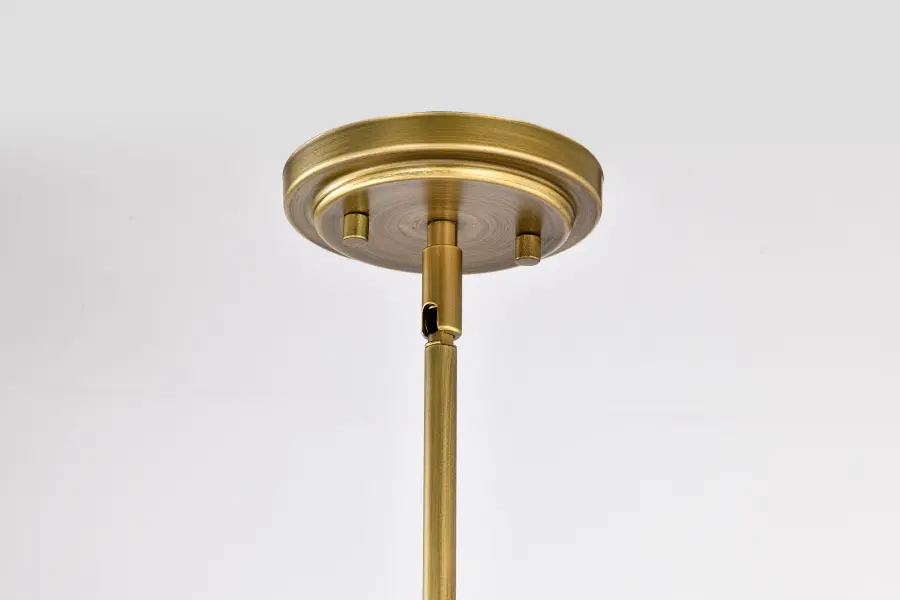 Adina 3-Light Large Pendant in Natural Brass - Image 9
