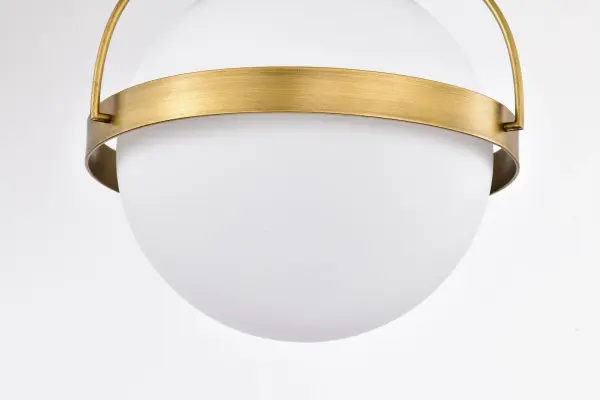 Lakeshore Small Flush Mount in Natural Brass - Image 11