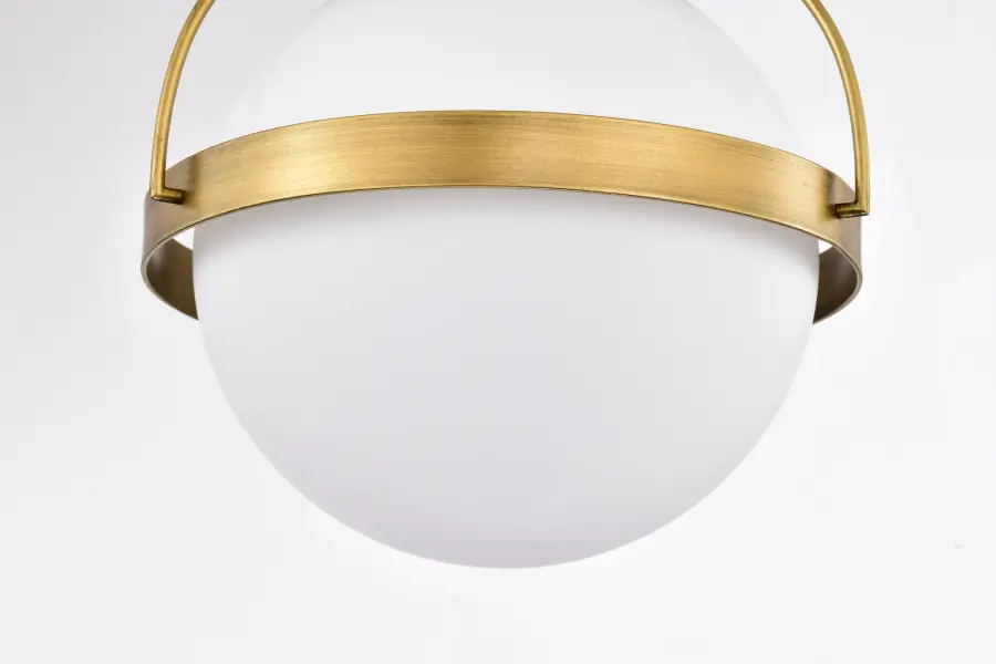 Lakeshore Small Flush Mount in Natural Brass - Image 11
