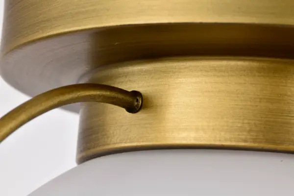 Lakeshore Small Flush Mount in Natural Brass - Image 8