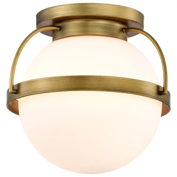 Elegant Brass Flush Mount with Romantic Warmth and Versatile Appeal - Image 2
