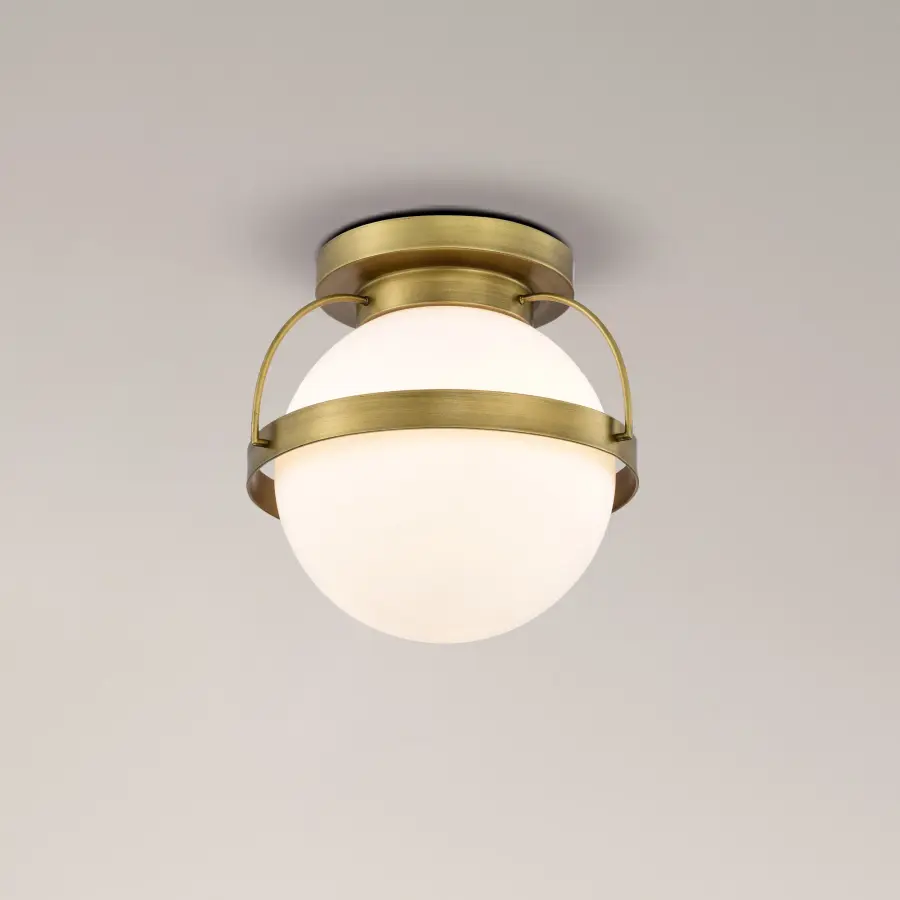 Elegant Brass Flush Mount with Romantic Warmth and Versatile Appeal - Image 13