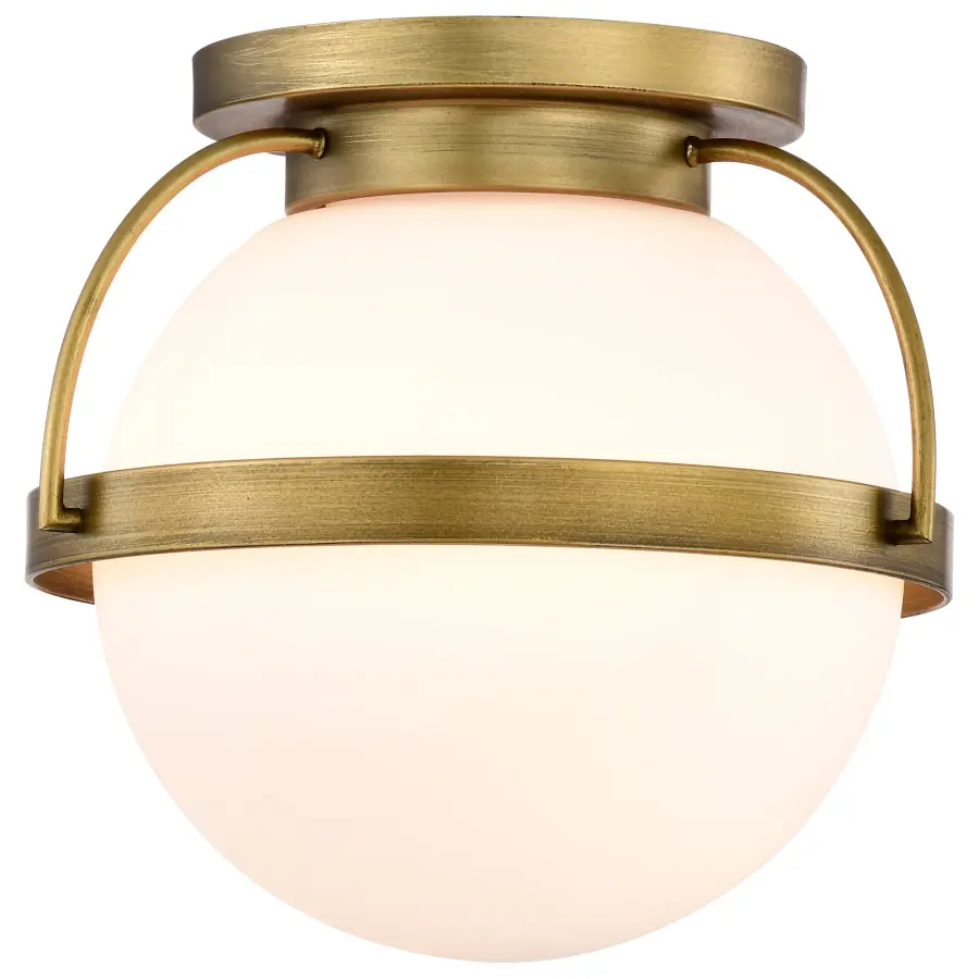 Elegant Brass Flush Mount with Romantic Warmth and Versatile Appeal - Image 4