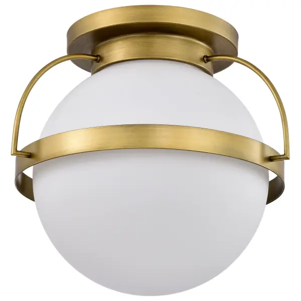 Elegant Brass Flush Mount Brings Warmth to Any Space - Image 3