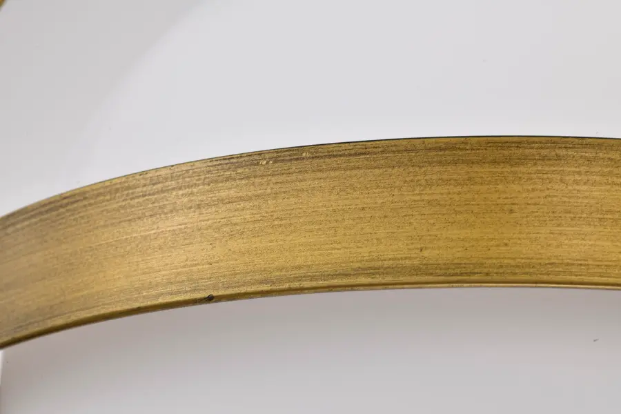 Timeless Brass Pendant with Romantic Opal Glass Glow - Image 11