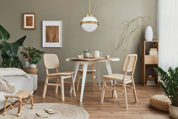 Timeless Brass Pendant with Romantic Opal Glass Glow - Image 17