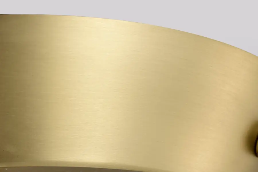 Boliver 3-Light Flush Mount in Vintage Brass with Clear Seeded Glass - Image 13