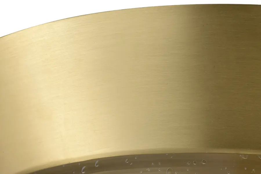 Boliver 3-Light Flush Mount in Vintage Brass with Clear Seeded Glass - Image 8
