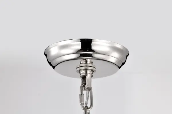Amado 1-Light Pendant in Polished Nickel with Clear Glass - Image 7