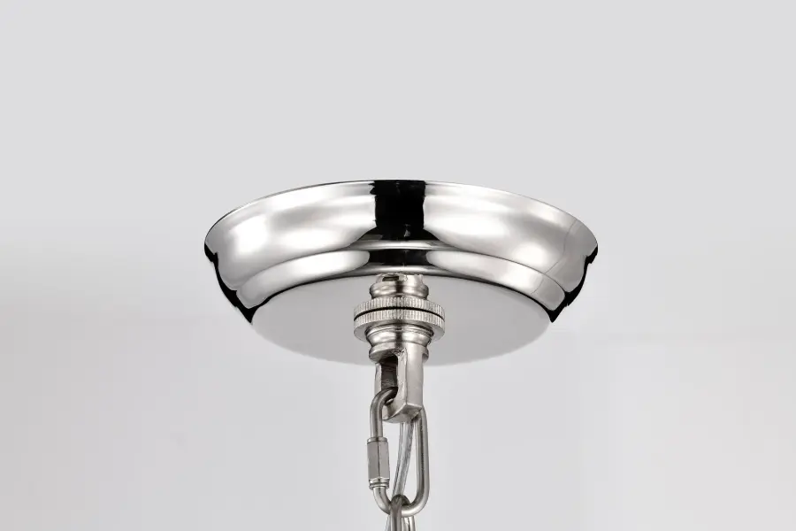 Amado 1-Light Pendant in Polished Nickel with Clear Glass - Image 7