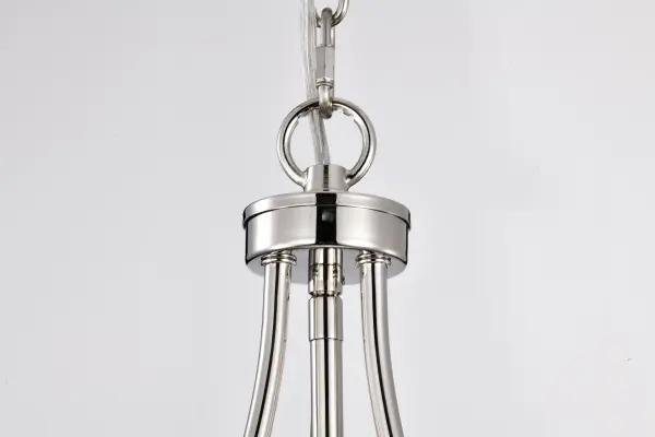 Amado 1-Light Pendant in Polished Nickel with Clear Glass - Image 8