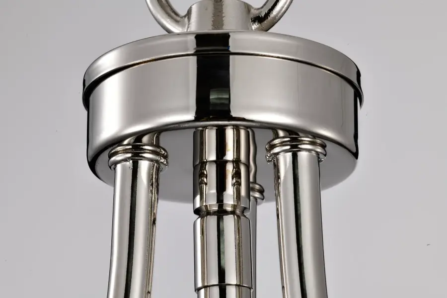 Amado 1-Light Pendant in Polished Nickel with Clear Glass - Image 9