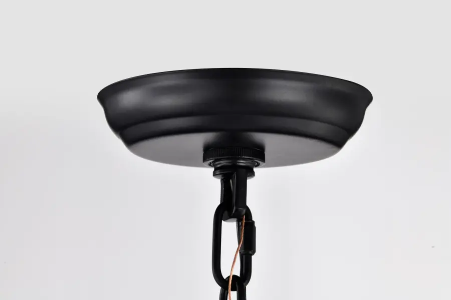 Amado 1-Light Pendant in Matte Black with Clear Glass - Image 7