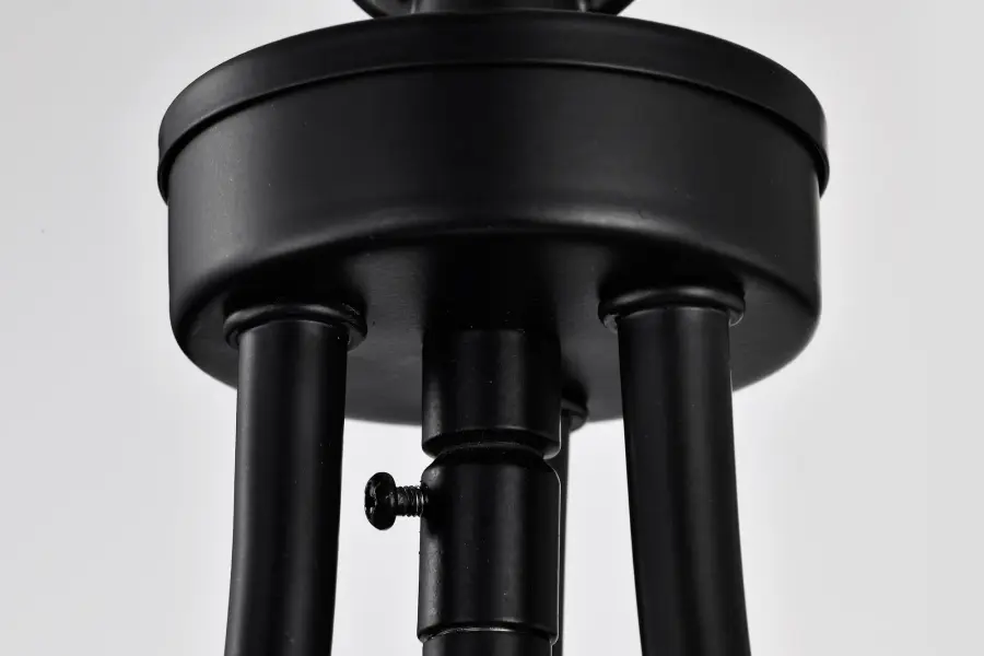 Amado 1-Light Pendant in Matte Black with Clear Glass - Image 9